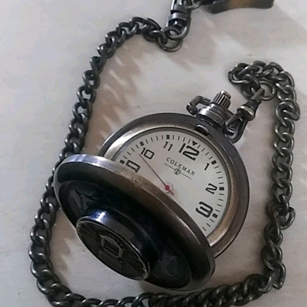 Coleman oil lamp pocket watch